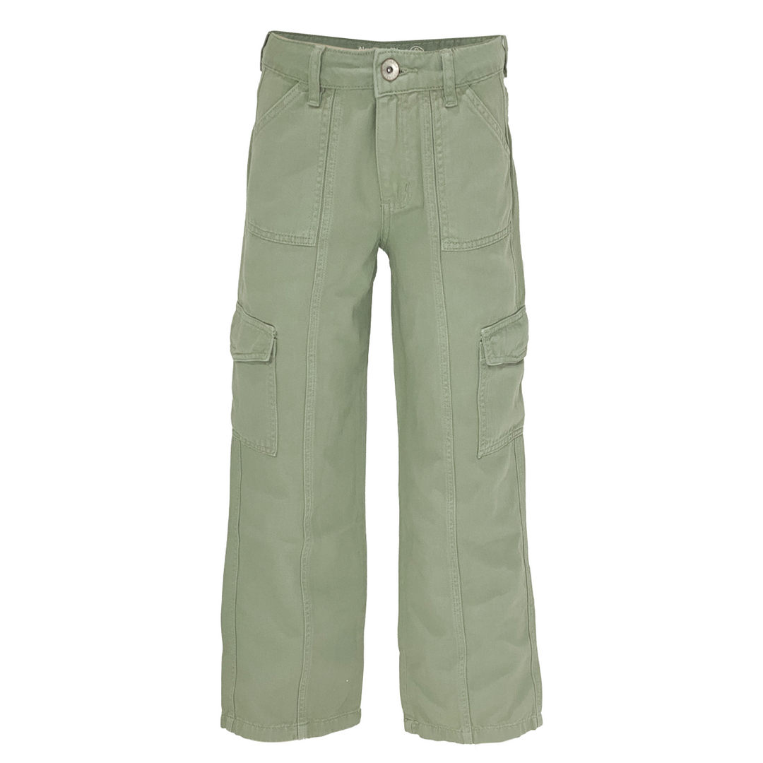 PANTALON CARGO PARA NIÑAS VERDE