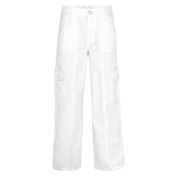 PANTALON CARGO PARA NIÑAS BLANCO