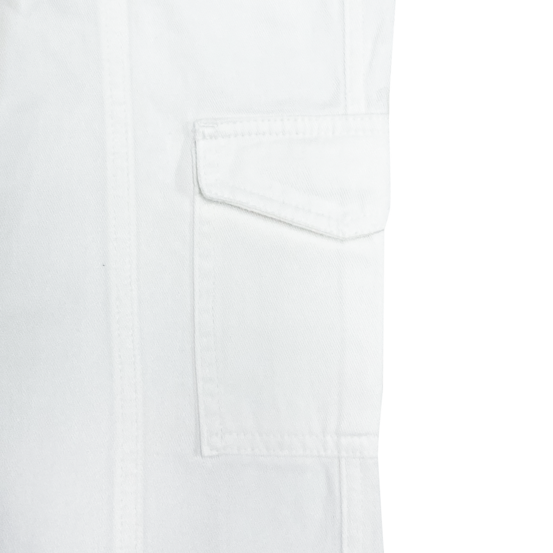 PANTALON CARGO PARA NIÑAS BLANCO