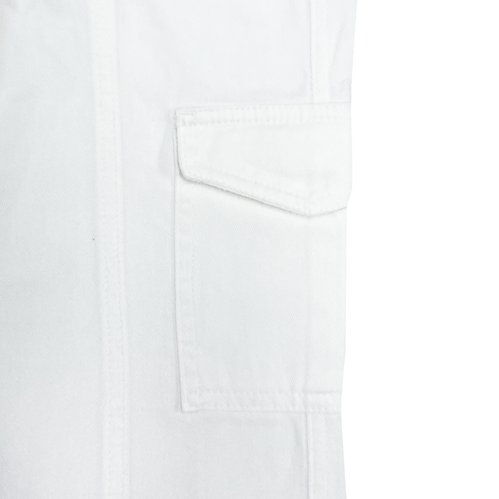 PANTALON CARGO PARA NIÑAS BLANCO