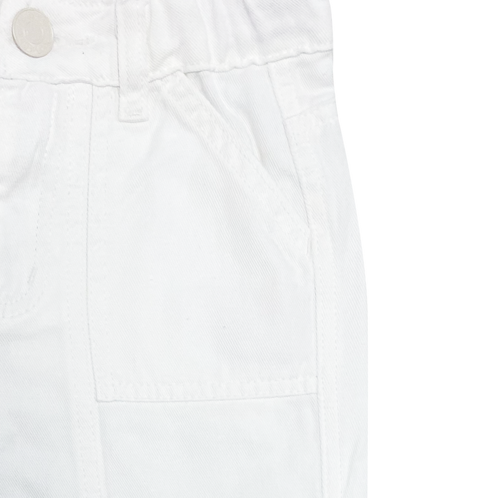 PANTALON CARGO PARA NIÑAS BLANCO