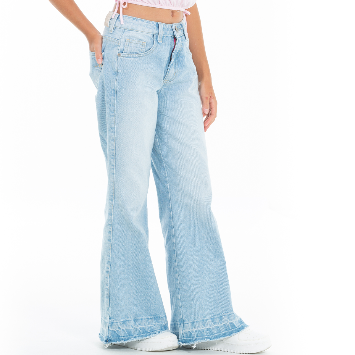 JEAN PARA NIÑAS CLASICO BOTA CAMPANA