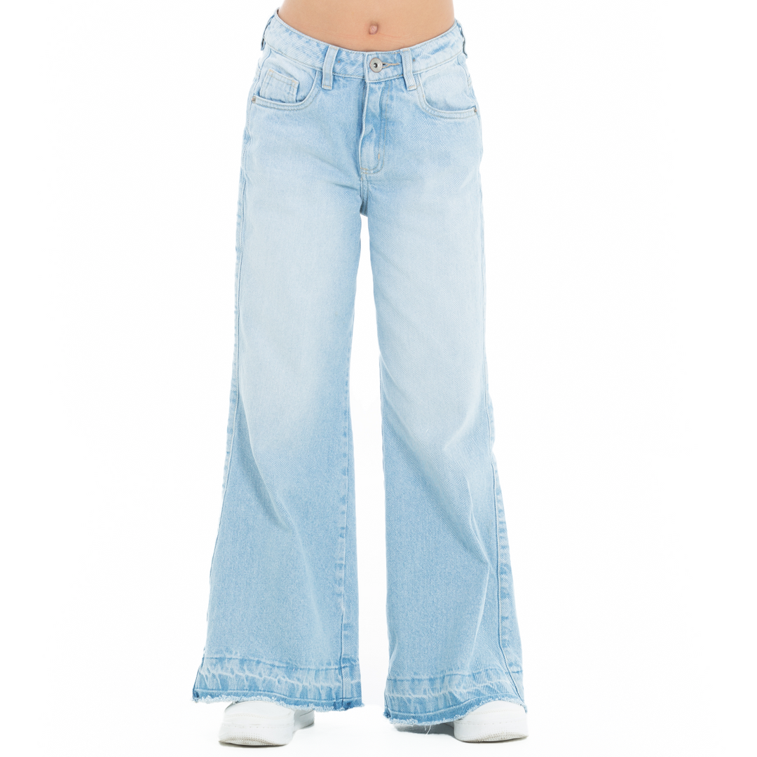 JEAN PARA NIÑAS CLASICO BOTA CAMPANA