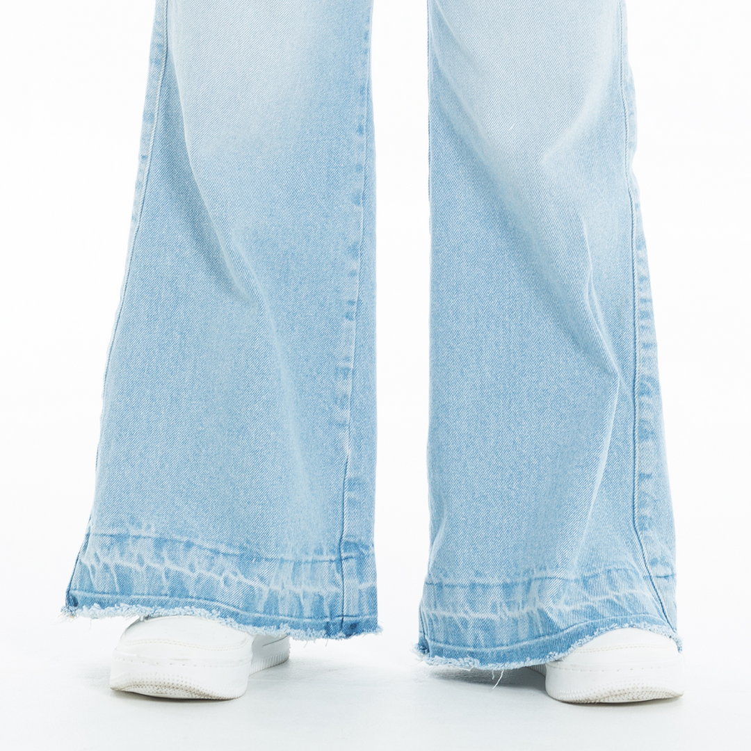 JEAN PARA NIÑAS CLASICO BOTA CAMPANA