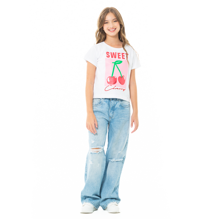 JEAN PARA NIÑAS BOTA RECTA