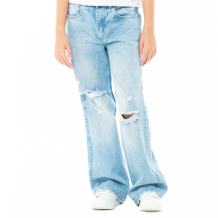 JEAN PARA NIÑAS BOTA RECTA