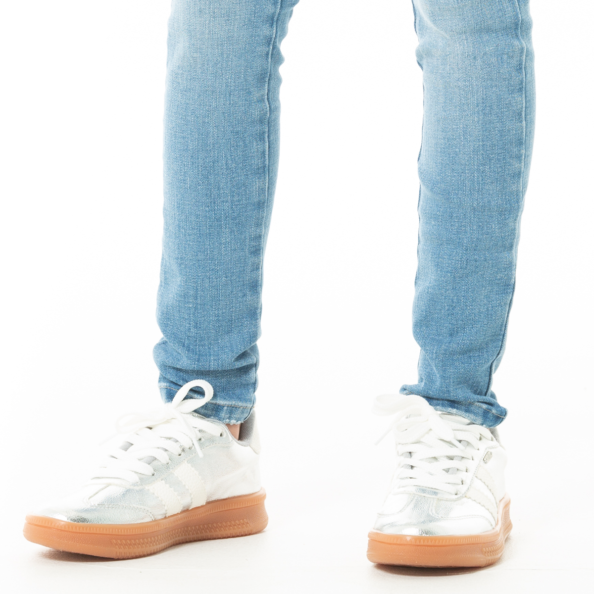 Jean para niñas skinny clasico - Azul