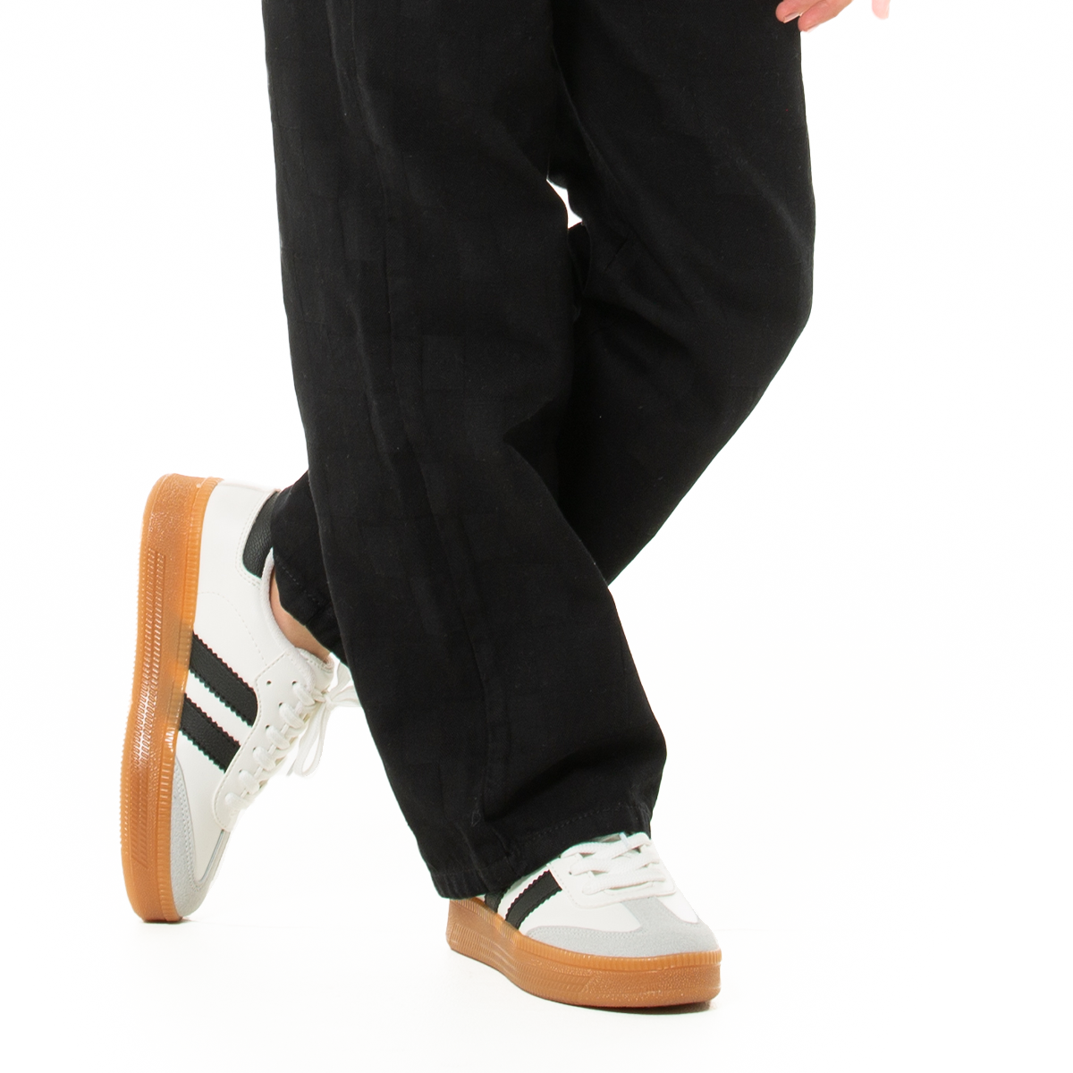 Jean para niñas bota recta - Negro