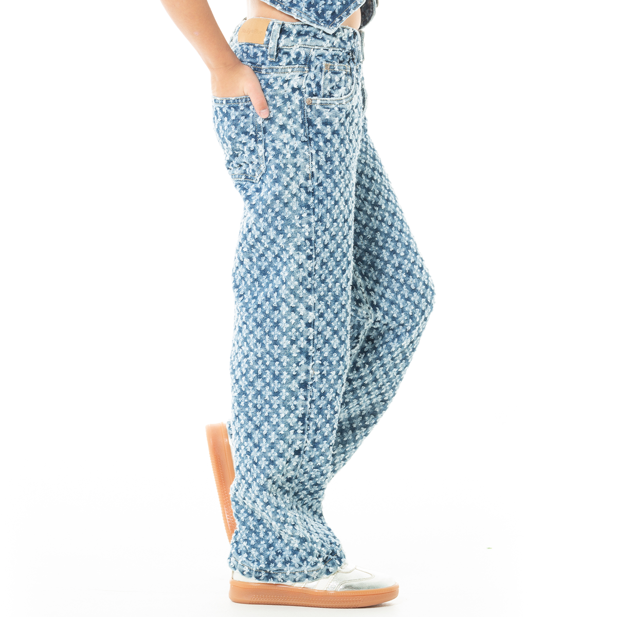 JEAN PARA NIÑAS INDIGO BOTA RECTA