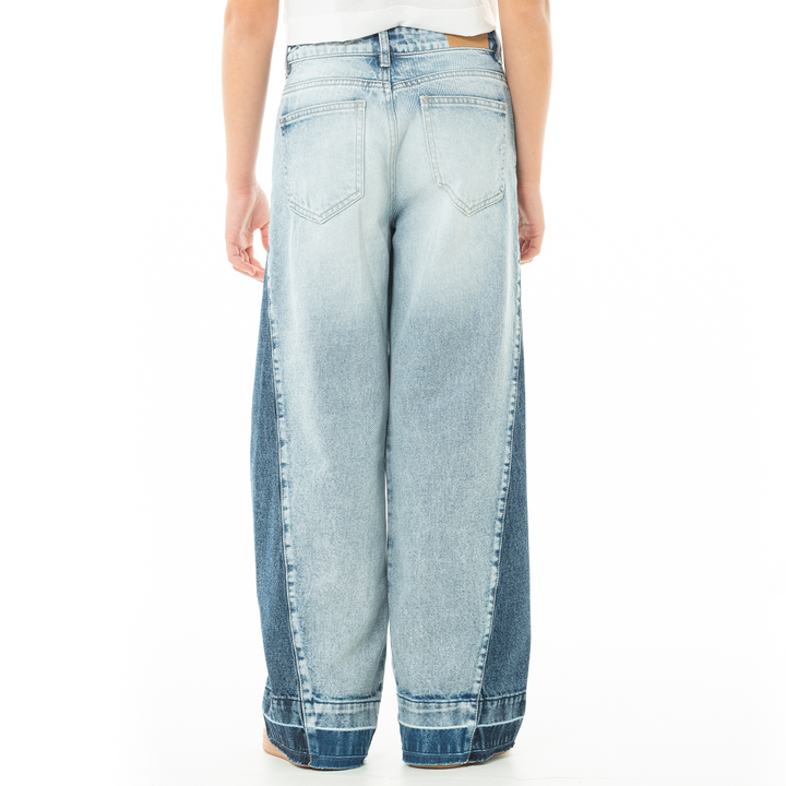 JEAN PARA NIÑAS CLASICO SIN RUEDO