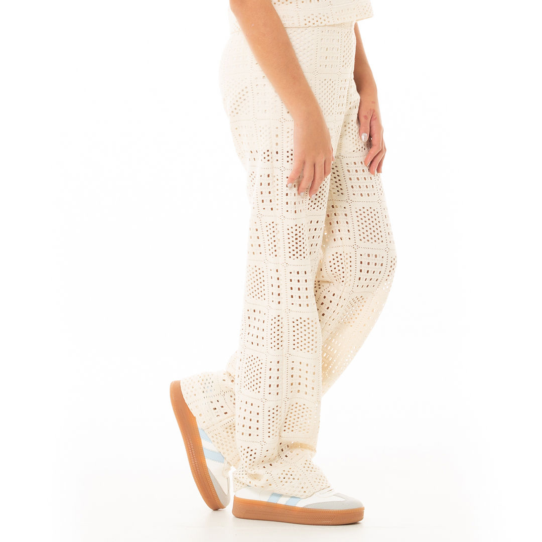 PANTALON PARA NIÑAS TEJIDO BOTA RECTA