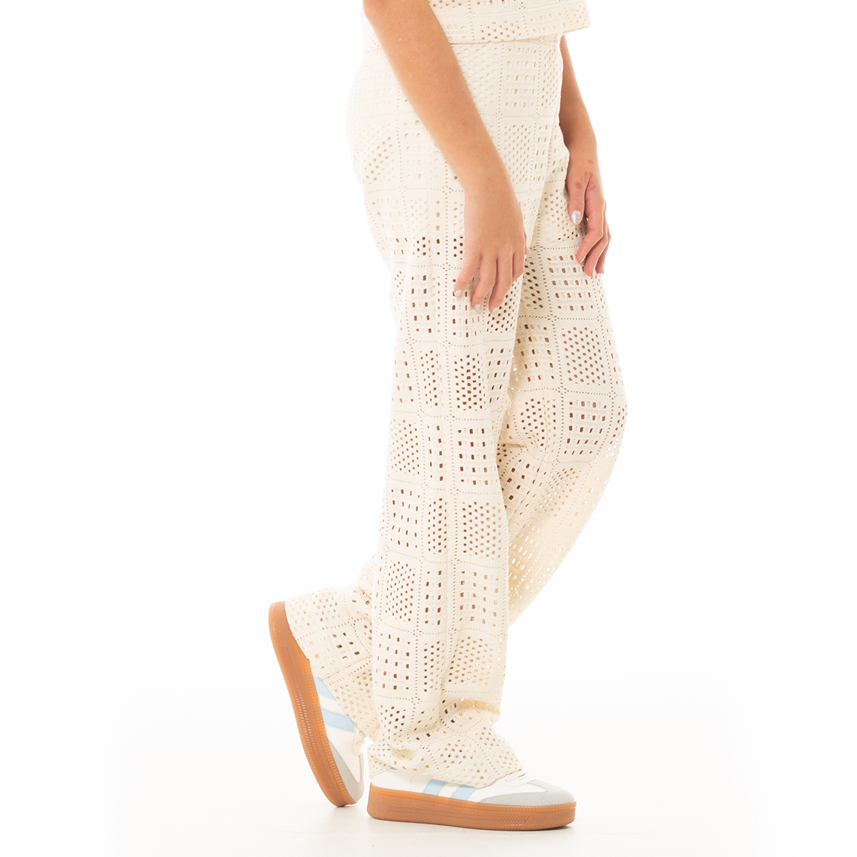PANTALON PARA NIÑAS TEJIDO BOTA RECTA
