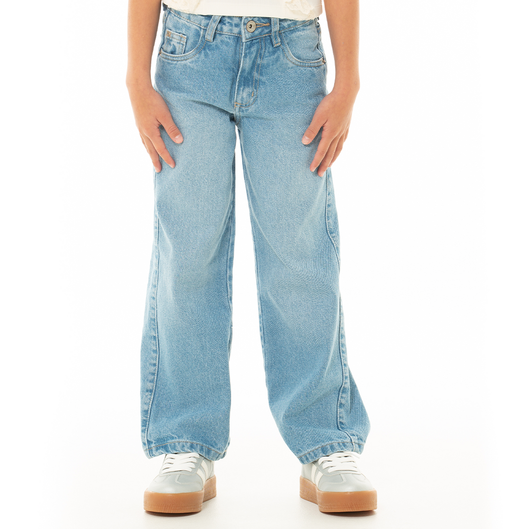 JEAN PARA NIÑAS CLASICO BOTA RECTA