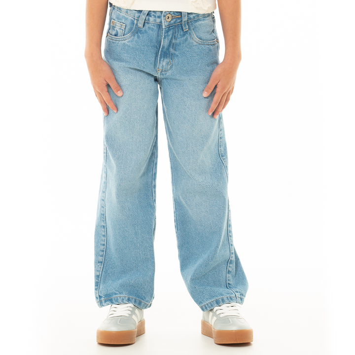 JEAN PARA NIÑAS CLASICO BOTA RECTA