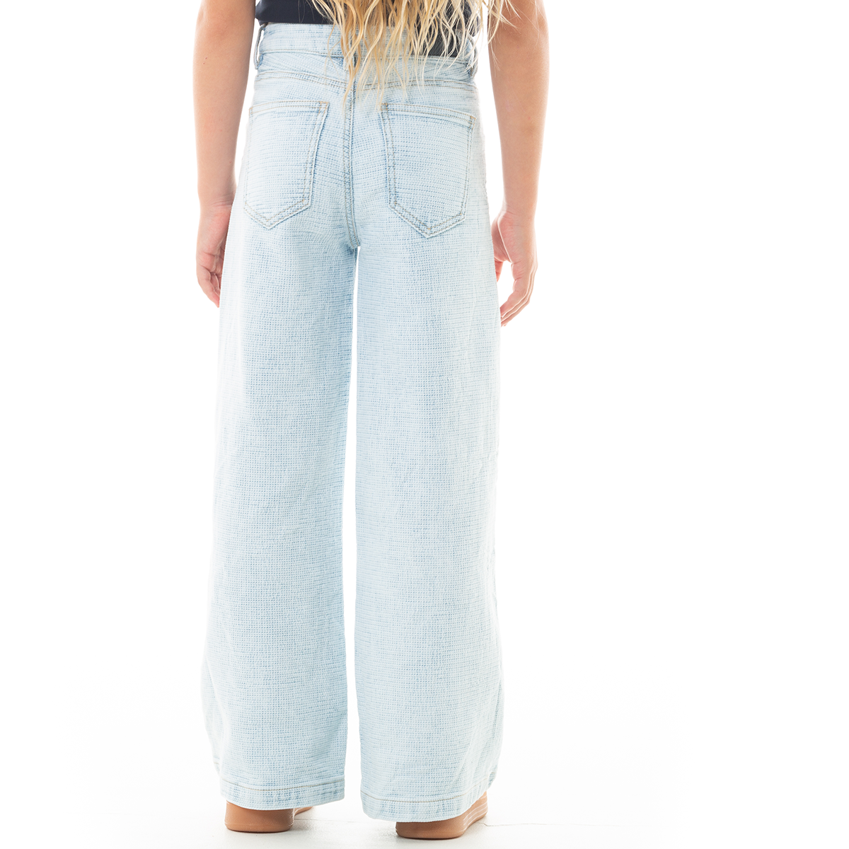 JEAN PARA NIÑAS  CON DISEÑO TEXTURIZADO