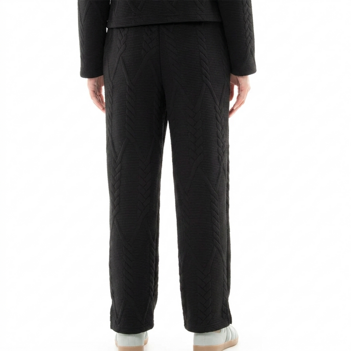 JOGGER PARA NIÑA CON TEXTURA GEOMÉTRICA