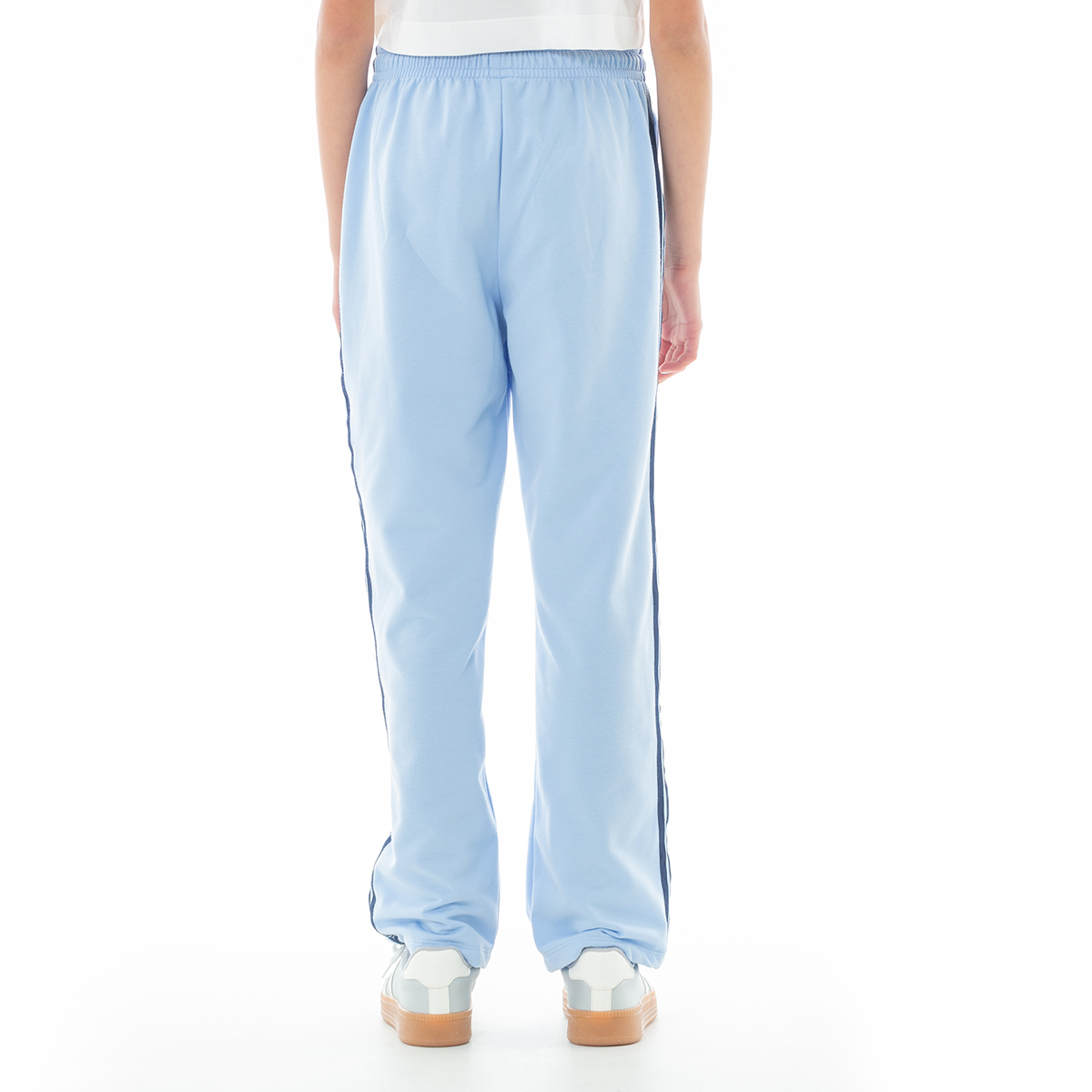 Jogger para niñas con diseño bordado NYC - Azul