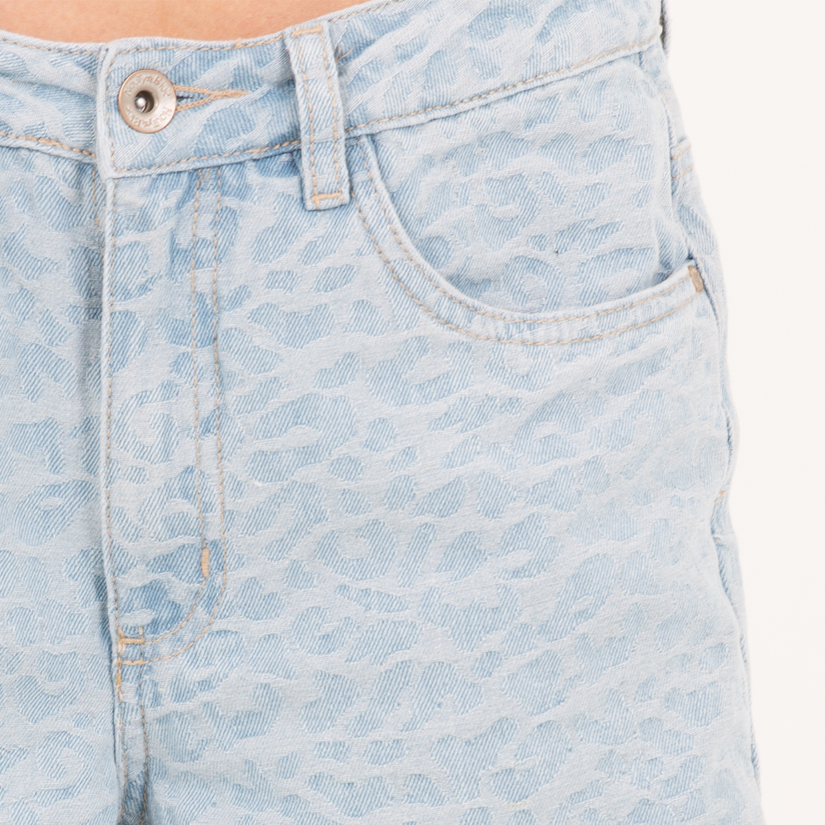 JEAN JACQUARD PARA NIÑAS – AZUL CLARO