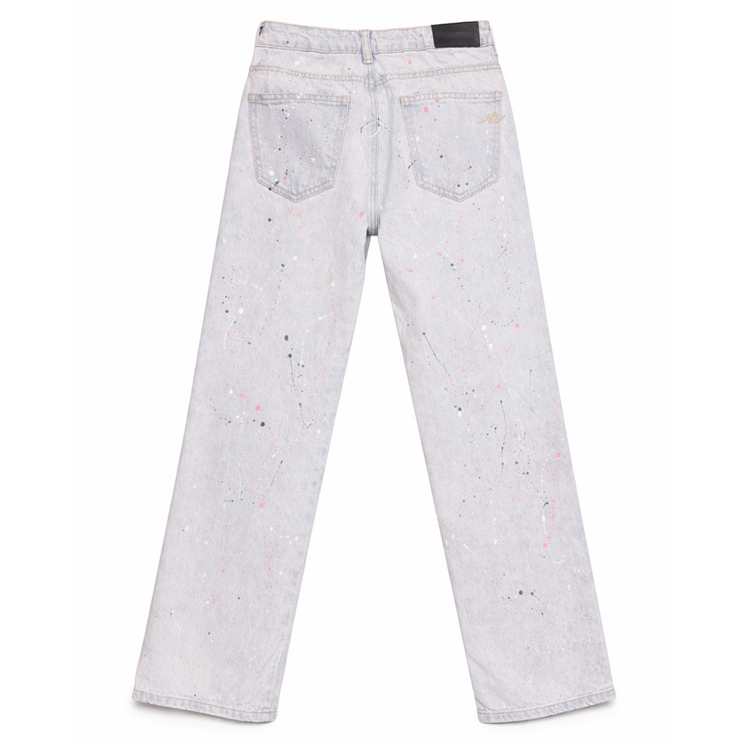JEAN PARA NIÑA CON EFECTO PINTURA