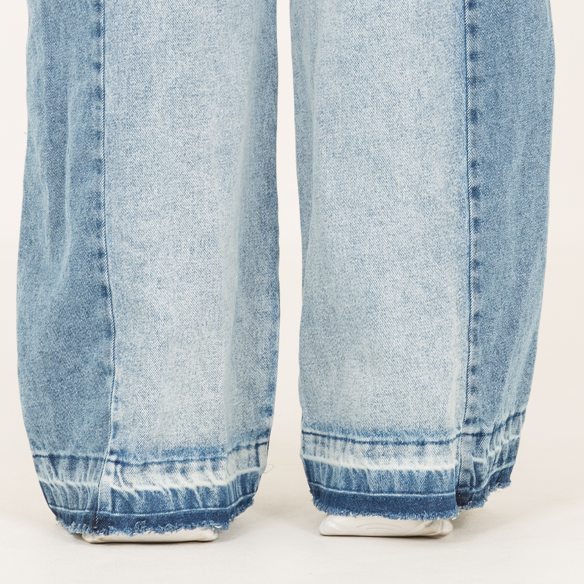 Jean para niñas wide leg- Azul