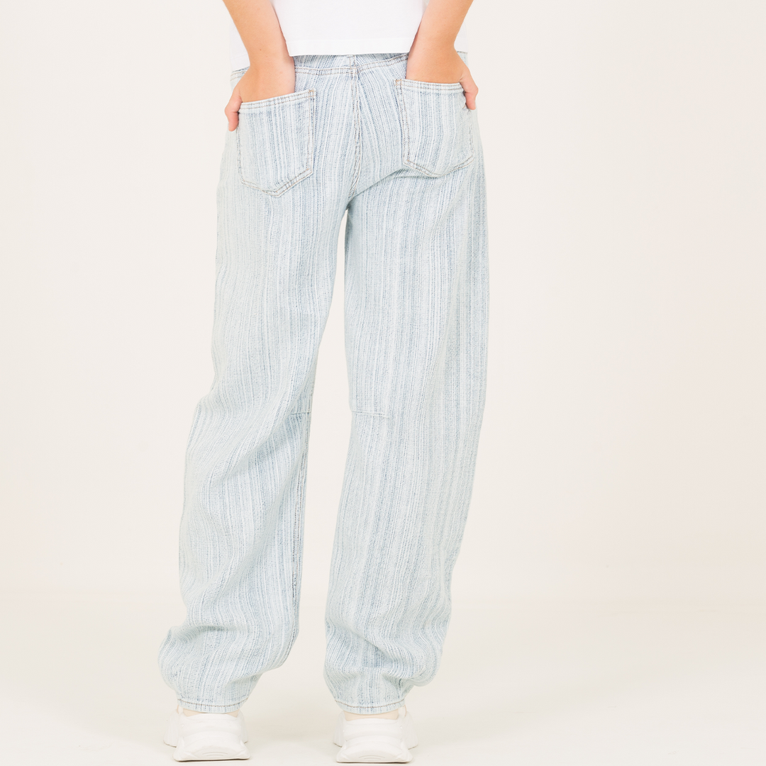 JEAN PARA NIÑAS WIDE LEG AZUL - CLARO