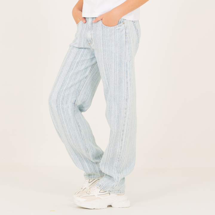 JEAN PARA NIÑAS WIDE LEG AZUL - CLARO