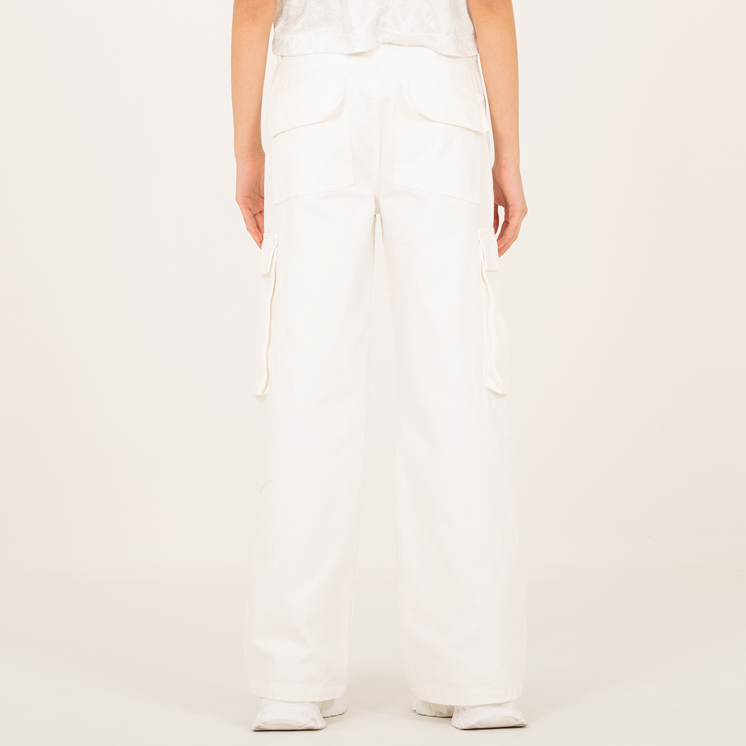 JEAN CARGO PARA NIÑAS - BEIGE