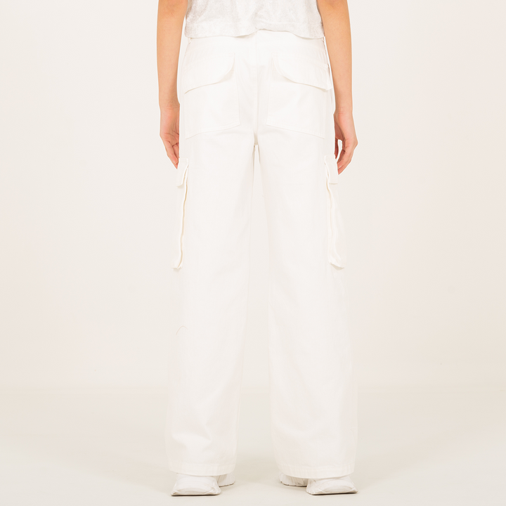 JEAN CARGO PARA NIÑAS - BEIGE
