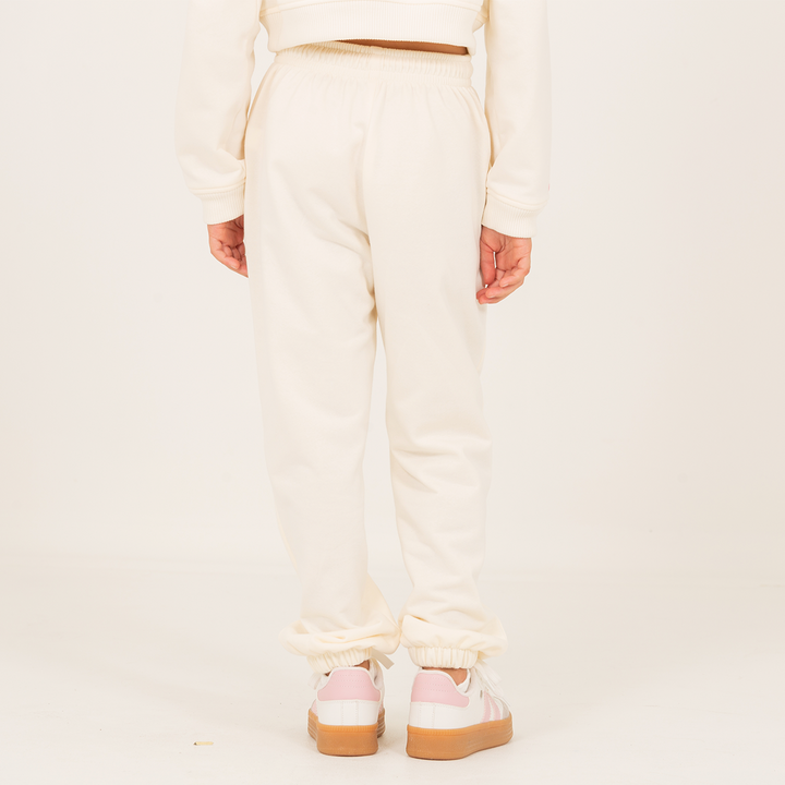 JOGGER PARA NIÑAS CHERIE CLUB – OFF WHITE