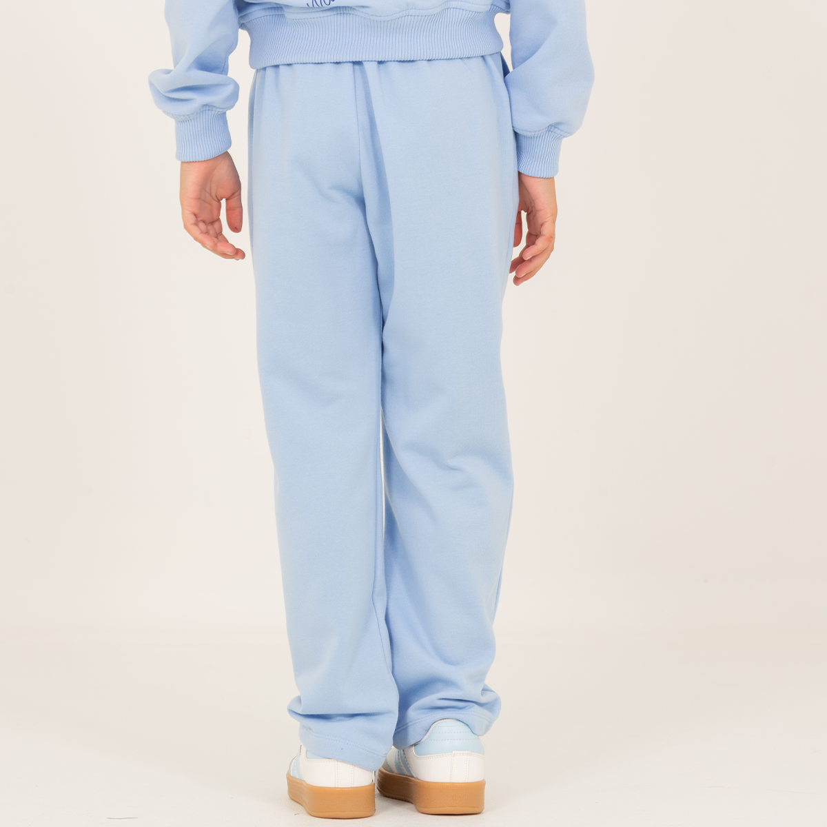 Jogger para niñas con diseño estampado california - Azul