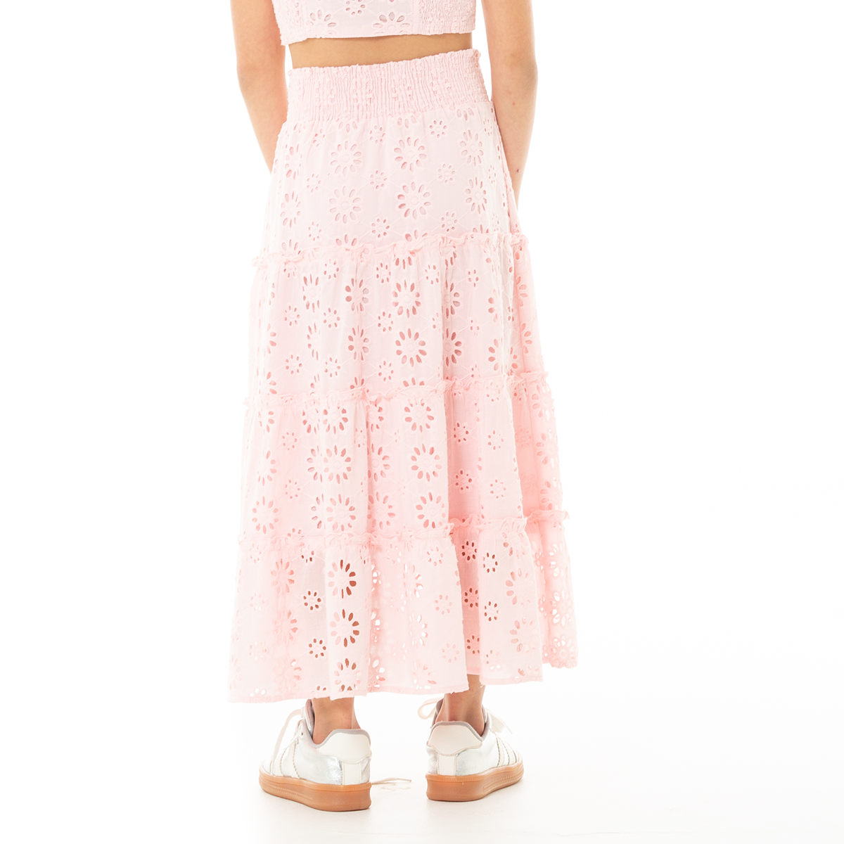 FALDA PARA NIÑAS LARGA EN OJALILLO
