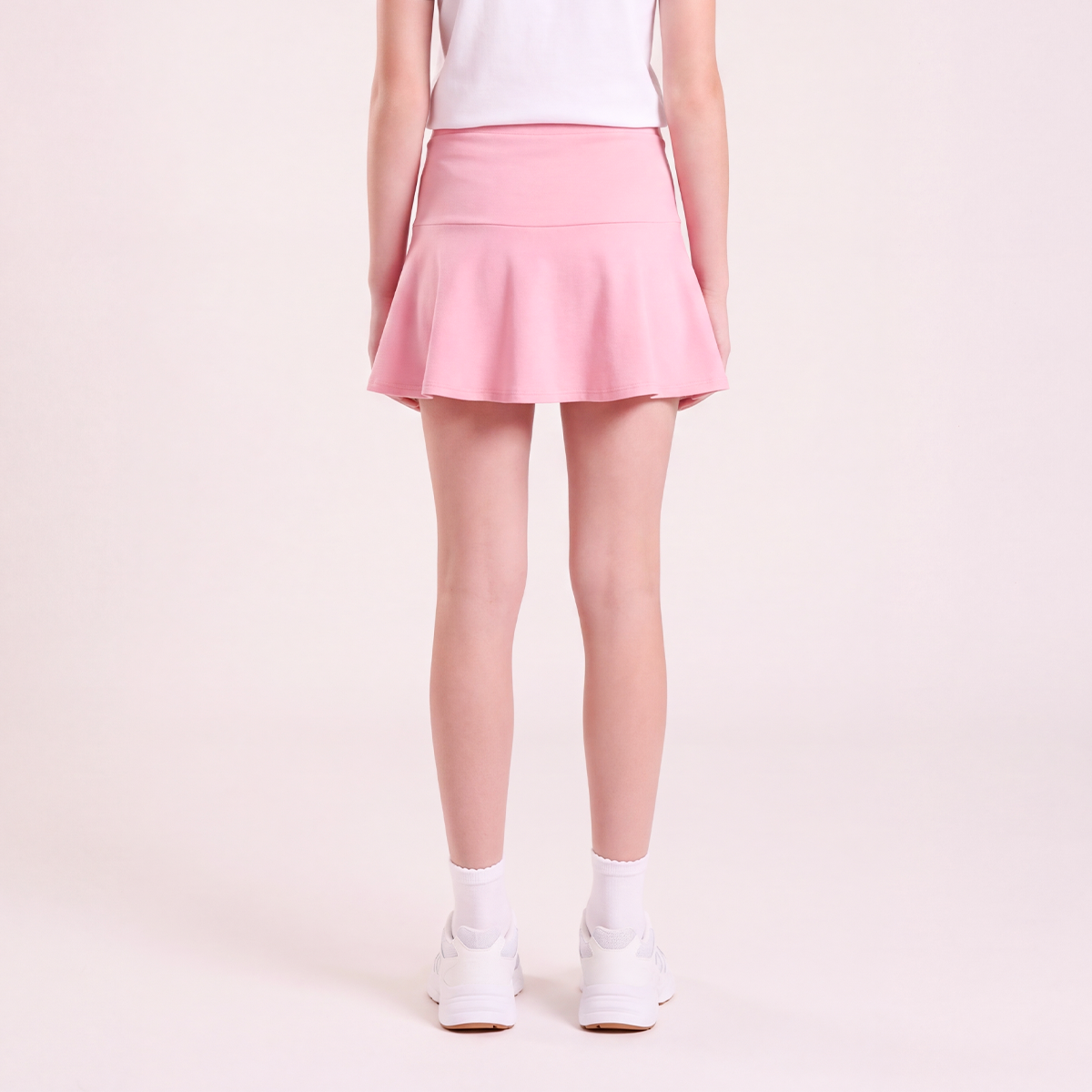 Falda short para niñas - Rosada