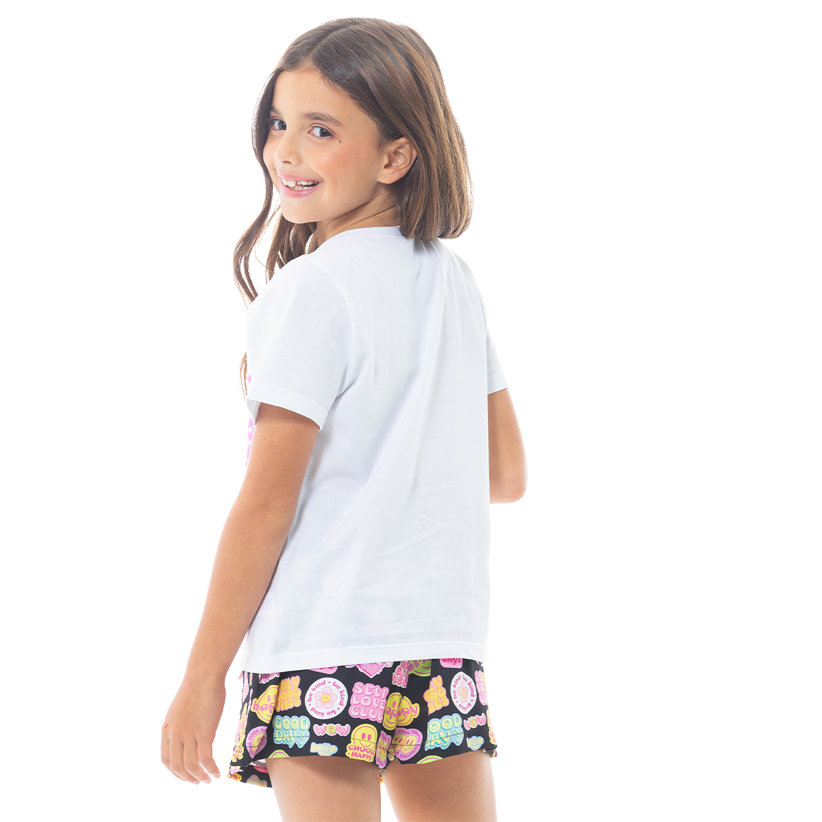 PIJAMA DE SHORT PARA NIÑAS