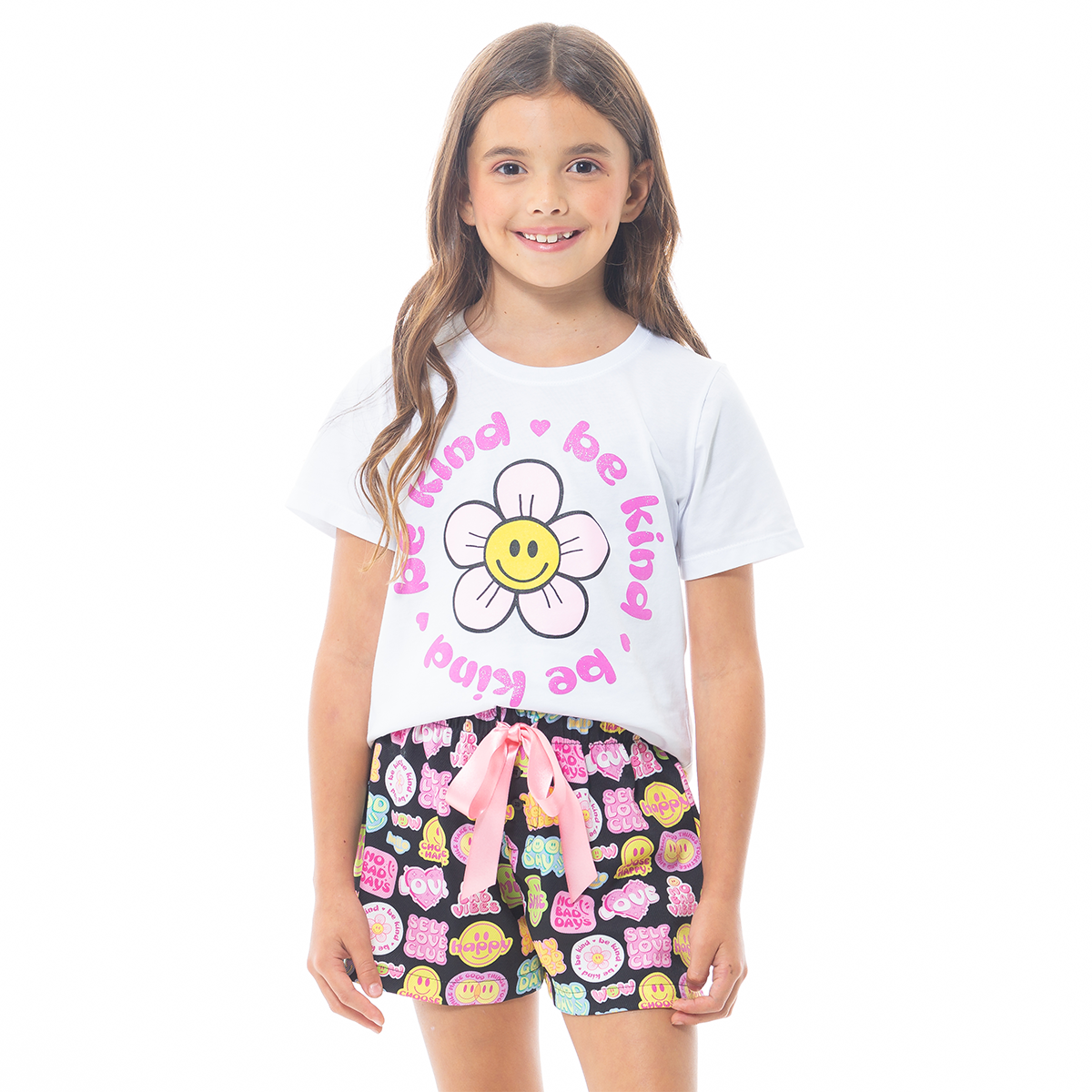PIJAMA DE SHORT PARA NIÑAS