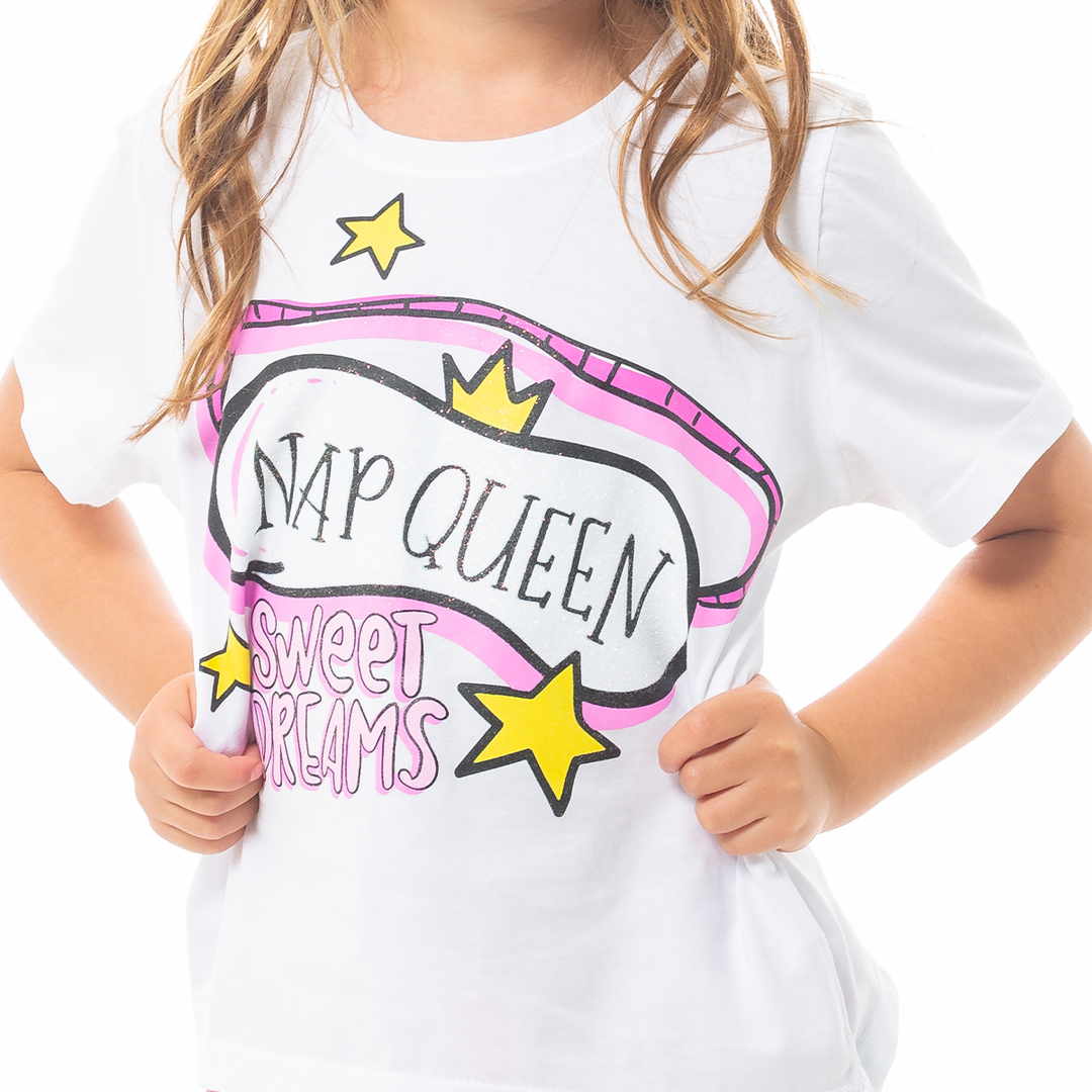 PIJAMA DE SHORT PARA NIÑAS