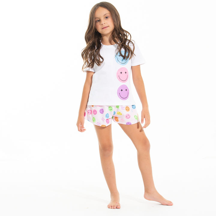 PIJAMA DE SHORT PARA NIÑAS