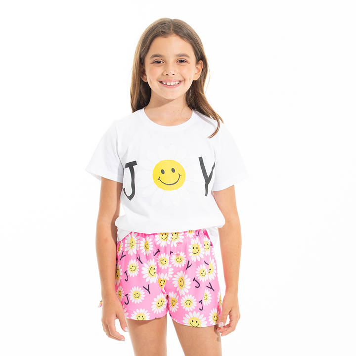 PIJAMA PARA NIÑAS DE SHORT JOY
