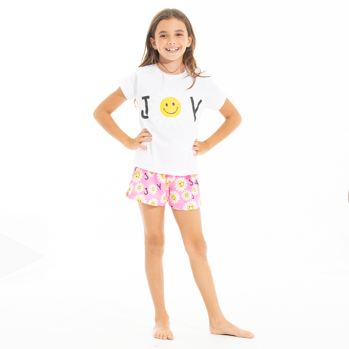 PIJAMA PARA NIÑAS DE SHORT JOY