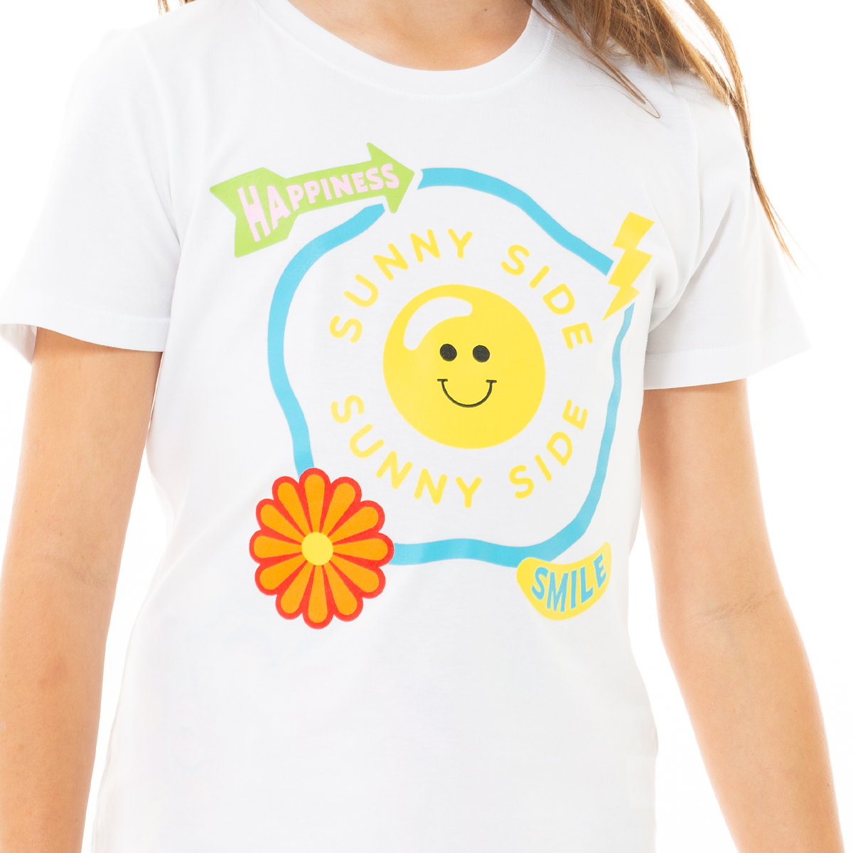 PIJAMA PARA NIÑAS DE PANTALON CON DISEÑO DE EMOJIS