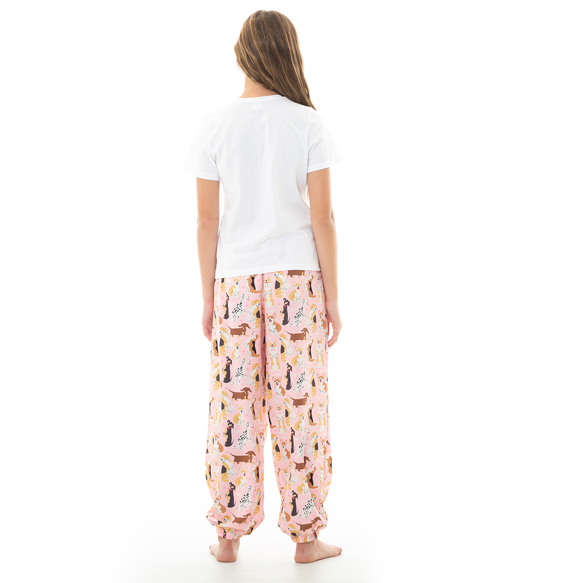 Pijama para niñas good dog – Blanca y Rosada