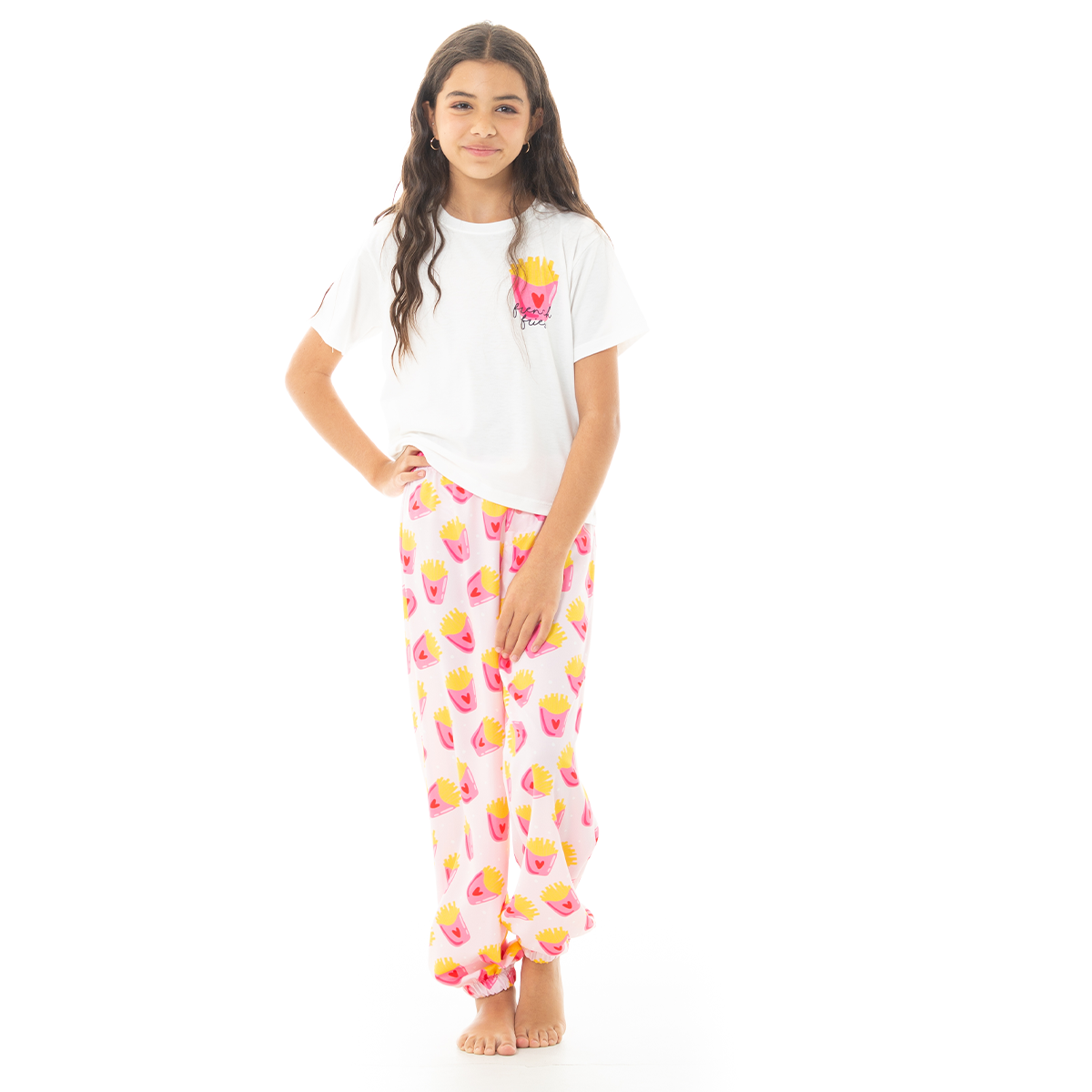 Pijama para niñas de pantalon Sweet Fries