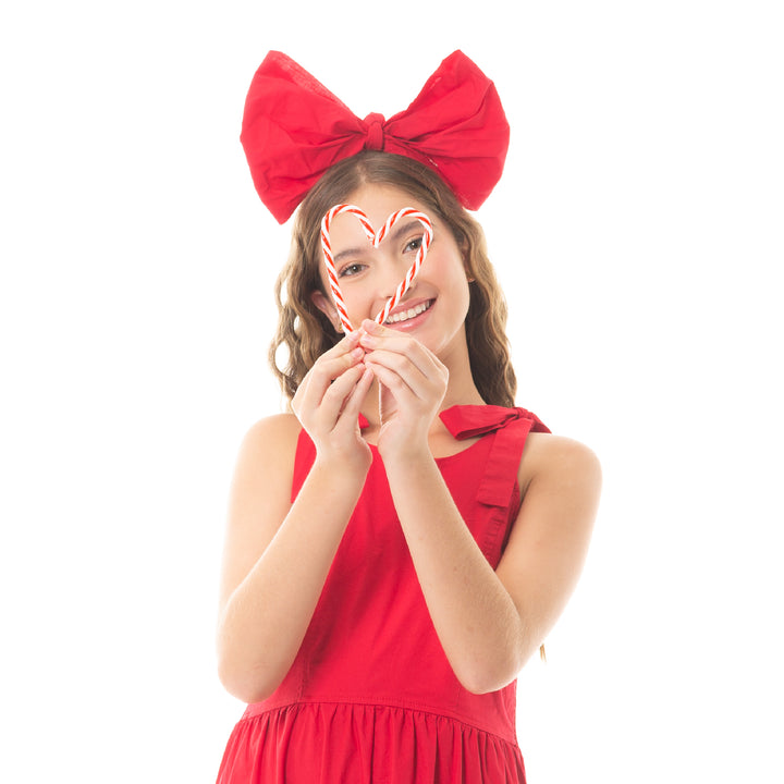 VESTIDO PARA NIÑAS LARGO COLOR ROJO