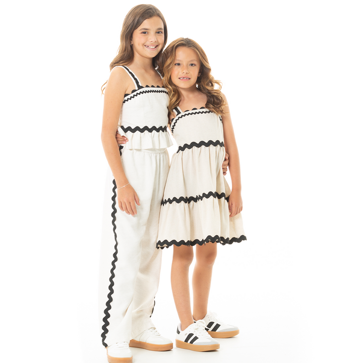 VESTIDO PARA NIÑAS CORTO CLASICO