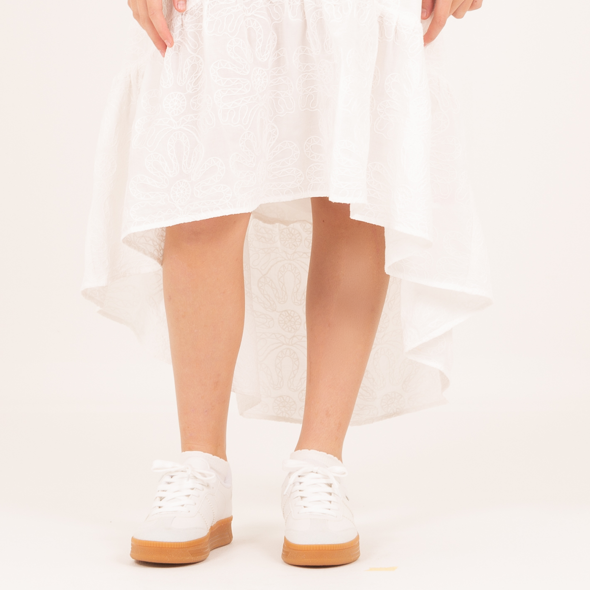 Vestido para niñas largo con diseño cola de pato