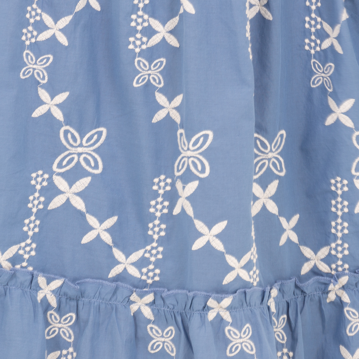 VESTIDO PARA NIÑAS LARGO CON DISEÑO BORDADO