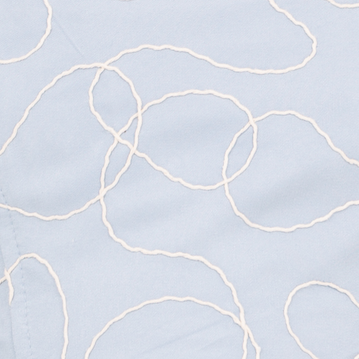 VESTIDO BORDADO PARA NIÑAS – AZUL CLARO