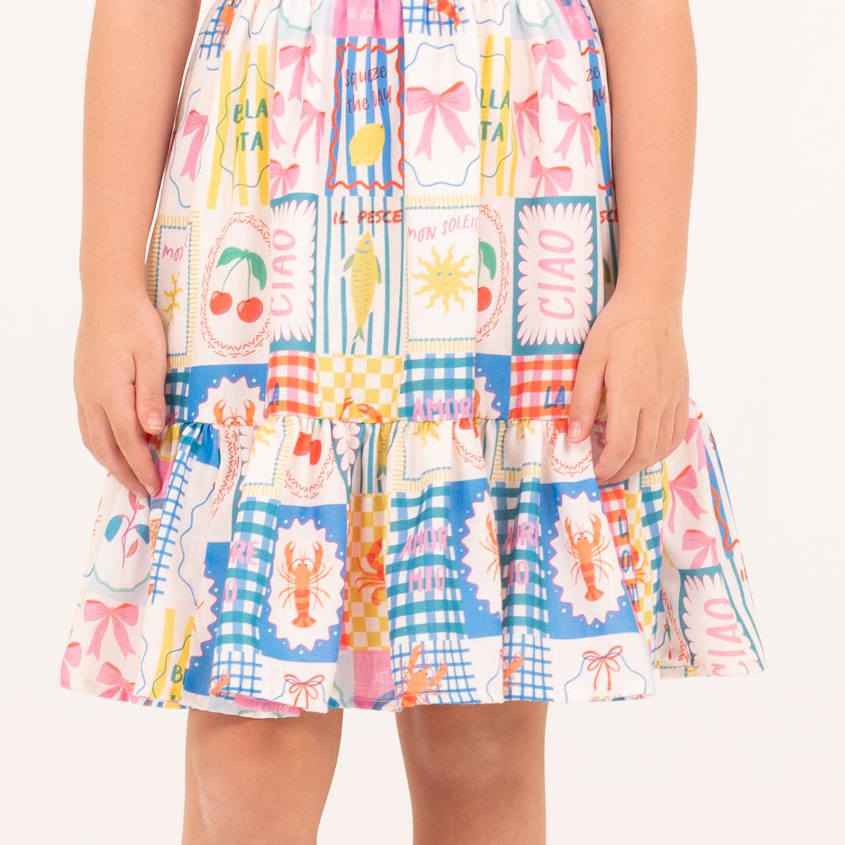 Vestido para niñas ciao con diseños estampados