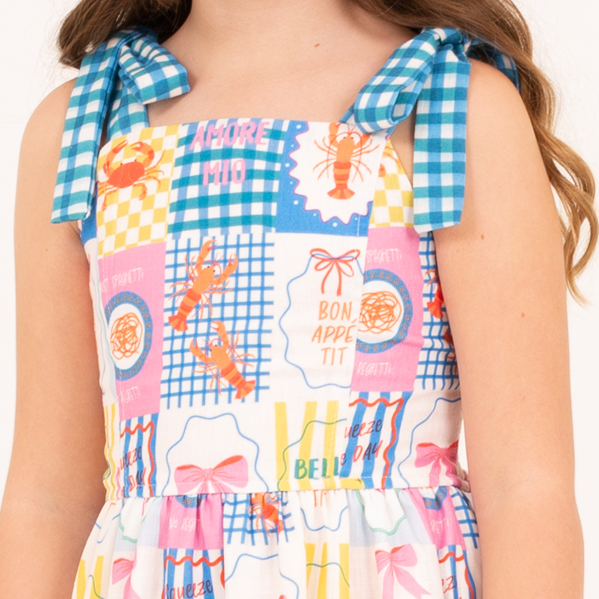 Vestido para niñas ciao con diseños estampados