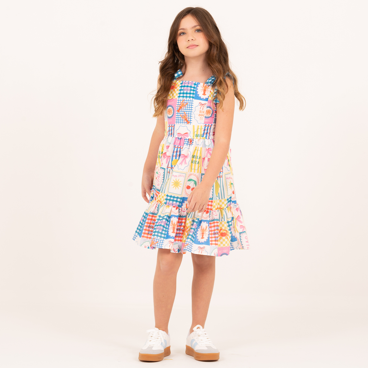 Vestido para niñas ciao con diseños estampados