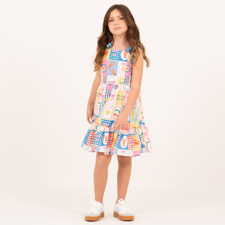 VESTIDO ESTAMPADO PARA NIÑA